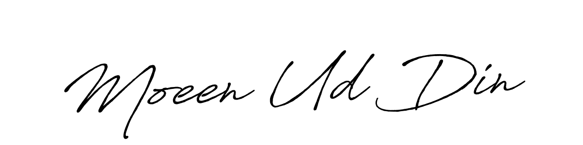 How to make Moeen Ud Din signature? Antro_Vectra_Bolder is a professional autograph style. Create handwritten signature for Moeen Ud Din name. Moeen Ud Din signature style 7 images and pictures png