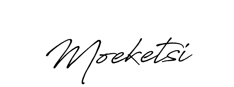 How to make Moeketsi name signature. Use Antro_Vectra_Bolder style for creating short signs online. This is the latest handwritten sign. Moeketsi signature style 7 images and pictures png