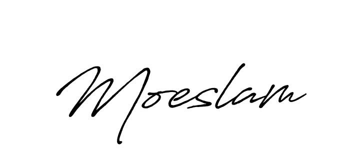 Once you've used our free online signature maker to create your best signature Antro_Vectra_Bolder style, it's time to enjoy all of the benefits that Moeslam name signing documents. Moeslam signature style 7 images and pictures png