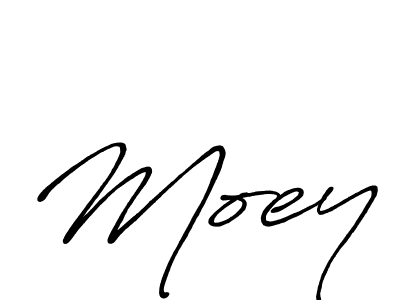 Make a beautiful signature design for name Moey. With this signature (Antro_Vectra_Bolder) style, you can create a handwritten signature for free. Moey signature style 7 images and pictures png