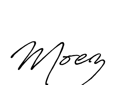 The best way (Antro_Vectra_Bolder) to make a short signature is to pick only two or three words in your name. The name Moez include a total of six letters. For converting this name. Moez signature style 7 images and pictures png