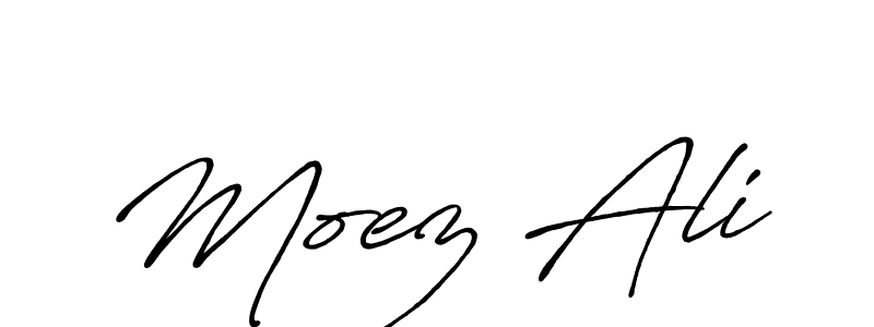 You should practise on your own different ways (Antro_Vectra_Bolder) to write your name (Moez Ali) in signature. don't let someone else do it for you. Moez Ali signature style 7 images and pictures png