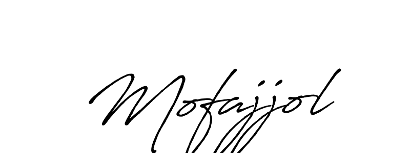 Create a beautiful signature design for name Mofajjol. With this signature (Antro_Vectra_Bolder) fonts, you can make a handwritten signature for free. Mofajjol signature style 7 images and pictures png
