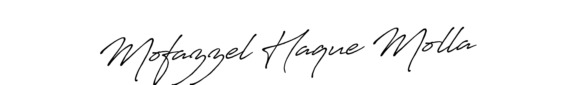if you are searching for the best signature style for your name Mofazzel Haque Molla. so please give up your signature search. here we have designed multiple signature styles  using Antro_Vectra_Bolder. Mofazzel Haque Molla signature style 7 images and pictures png