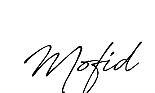 Also we have Mofid name is the best signature style. Create professional handwritten signature collection using Antro_Vectra_Bolder autograph style. Mofid signature style 7 images and pictures png