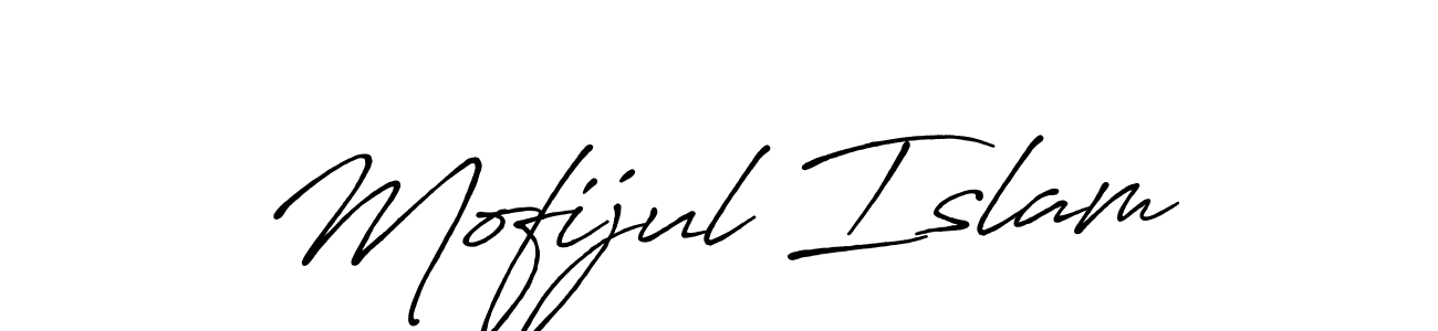 Design your own signature with our free online signature maker. With this signature software, you can create a handwritten (Antro_Vectra_Bolder) signature for name Mofijul Islam. Mofijul Islam signature style 7 images and pictures png