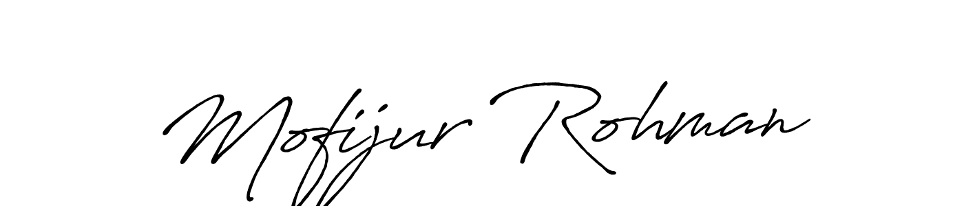 Use a signature maker to create a handwritten signature online. With this signature software, you can design (Antro_Vectra_Bolder) your own signature for name Mofijur Rohman. Mofijur Rohman signature style 7 images and pictures png