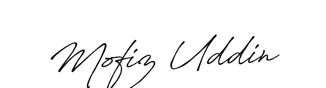 Also You can easily find your signature by using the search form. We will create Mofiz Uddin name handwritten signature images for you free of cost using Antro_Vectra_Bolder sign style. Mofiz Uddin signature style 7 images and pictures png