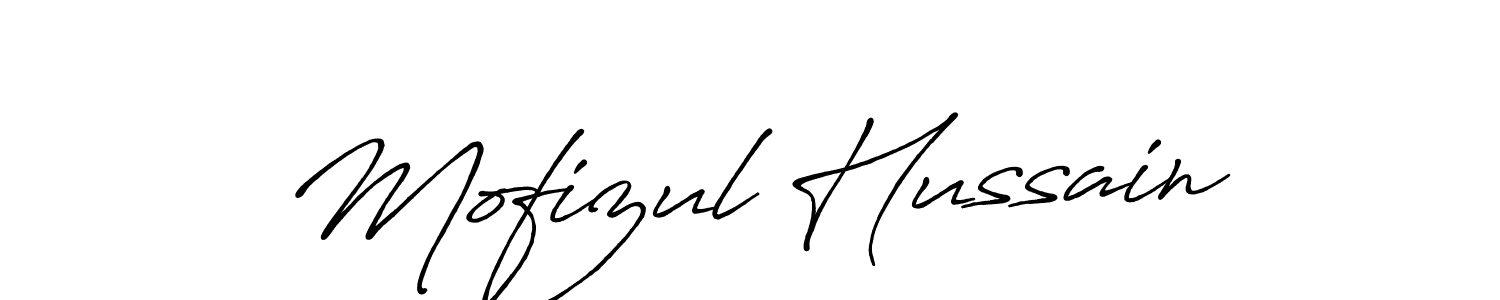 Design your own signature with our free online signature maker. With this signature software, you can create a handwritten (Antro_Vectra_Bolder) signature for name Mofizul Hussain. Mofizul Hussain signature style 7 images and pictures png