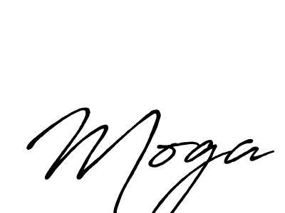 Create a beautiful signature design for name Moga. With this signature (Antro_Vectra_Bolder) fonts, you can make a handwritten signature for free. Moga signature style 7 images and pictures png