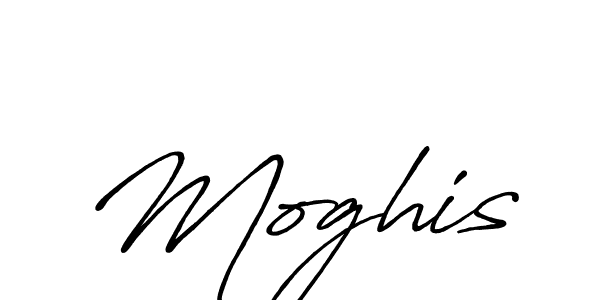 Create a beautiful signature design for name Moghis. With this signature (Antro_Vectra_Bolder) fonts, you can make a handwritten signature for free. Moghis signature style 7 images and pictures png