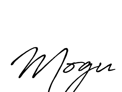 Design your own signature with our free online signature maker. With this signature software, you can create a handwritten (Antro_Vectra_Bolder) signature for name Mogu. Mogu signature style 7 images and pictures png