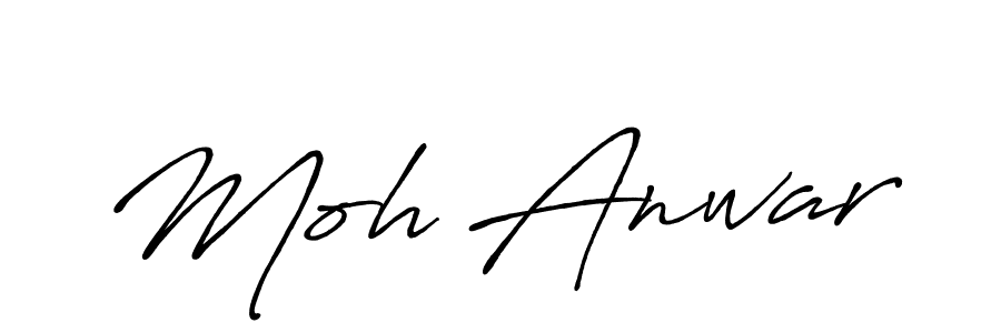 Make a short Moh Anwar signature style. Manage your documents anywhere anytime using Antro_Vectra_Bolder. Create and add eSignatures, submit forms, share and send files easily. Moh Anwar signature style 7 images and pictures png