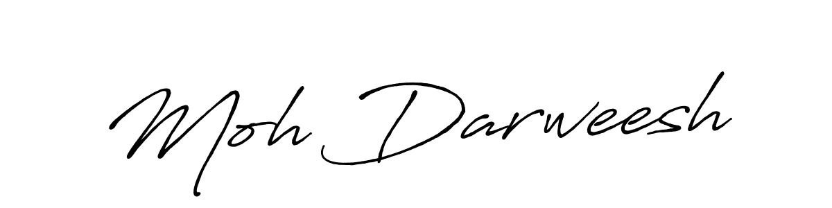 Moh Darweesh stylish signature style. Best Handwritten Sign (Antro_Vectra_Bolder) for my name. Handwritten Signature Collection Ideas for my name Moh Darweesh. Moh Darweesh signature style 7 images and pictures png