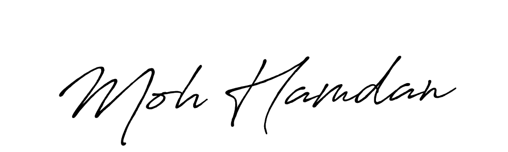 Make a beautiful signature design for name Moh Hamdan. Use this online signature maker to create a handwritten signature for free. Moh Hamdan signature style 7 images and pictures png