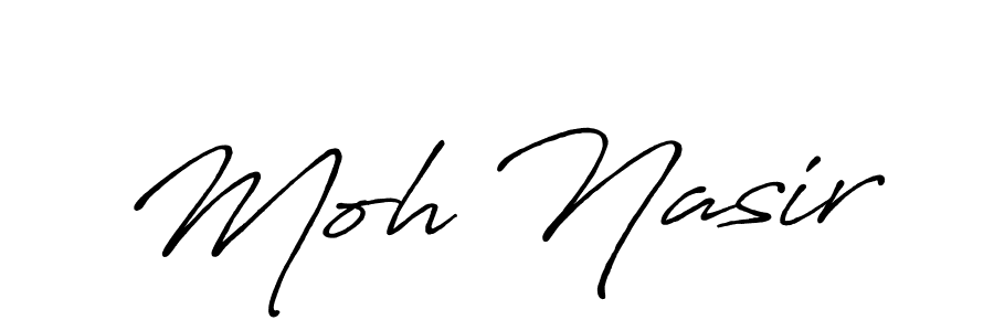 Here are the top 10 professional signature styles for the name Moh Nasir. These are the best autograph styles you can use for your name. Moh Nasir signature style 7 images and pictures png