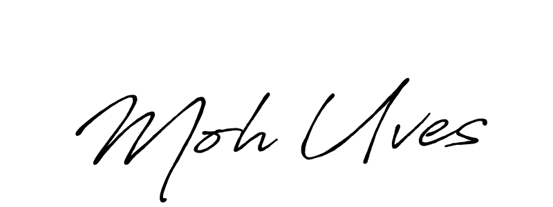 Also we have Moh Uves name is the best signature style. Create professional handwritten signature collection using Antro_Vectra_Bolder autograph style. Moh Uves signature style 7 images and pictures png