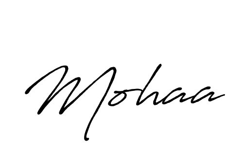 Mohaa stylish signature style. Best Handwritten Sign (Antro_Vectra_Bolder) for my name. Handwritten Signature Collection Ideas for my name Mohaa. Mohaa signature style 7 images and pictures png