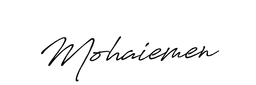 Use a signature maker to create a handwritten signature online. With this signature software, you can design (Antro_Vectra_Bolder) your own signature for name Mohaiemen. Mohaiemen signature style 7 images and pictures png