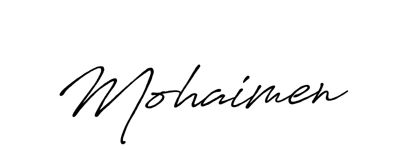 Mohaimen stylish signature style. Best Handwritten Sign (Antro_Vectra_Bolder) for my name. Handwritten Signature Collection Ideas for my name Mohaimen. Mohaimen signature style 7 images and pictures png