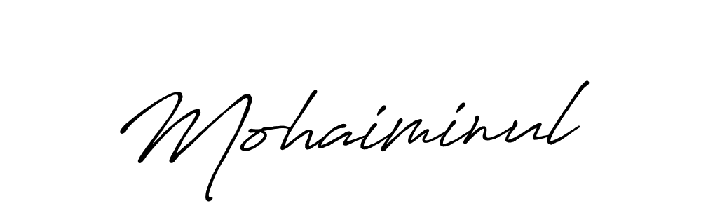 It looks lik you need a new signature style for name Mohaiminul. Design unique handwritten (Antro_Vectra_Bolder) signature with our free signature maker in just a few clicks. Mohaiminul signature style 7 images and pictures png