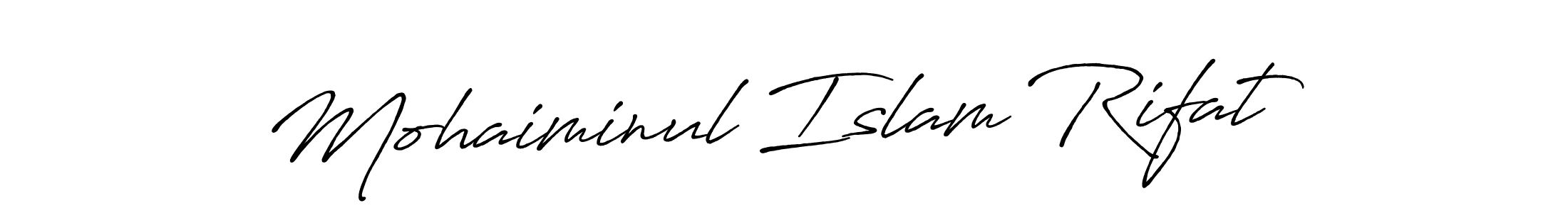 Make a beautiful signature design for name Mohaiminul Islam Rifat. Use this online signature maker to create a handwritten signature for free. Mohaiminul Islam Rifat signature style 7 images and pictures png