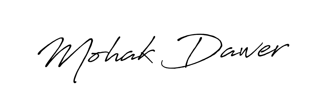 Also You can easily find your signature by using the search form. We will create Mohak Dawer name handwritten signature images for you free of cost using Antro_Vectra_Bolder sign style. Mohak Dawer signature style 7 images and pictures png