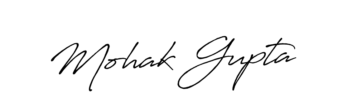 It looks lik you need a new signature style for name Mohak Gupta. Design unique handwritten (Antro_Vectra_Bolder) signature with our free signature maker in just a few clicks. Mohak Gupta signature style 7 images and pictures png