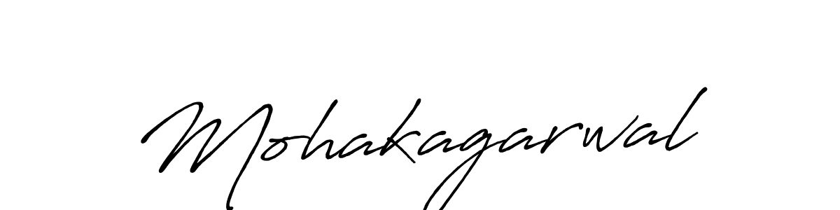 Use a signature maker to create a handwritten signature online. With this signature software, you can design (Antro_Vectra_Bolder) your own signature for name Mohakagarwal. Mohakagarwal signature style 7 images and pictures png