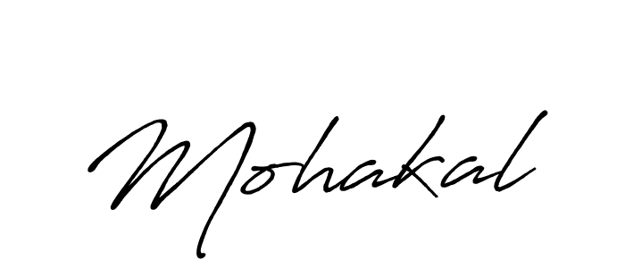 Use a signature maker to create a handwritten signature online. With this signature software, you can design (Antro_Vectra_Bolder) your own signature for name Mohakal. Mohakal signature style 7 images and pictures png