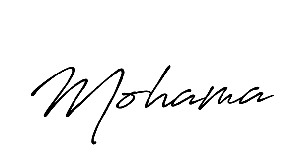 How to make Mohama signature? Antro_Vectra_Bolder is a professional autograph style. Create handwritten signature for Mohama name. Mohama signature style 7 images and pictures png