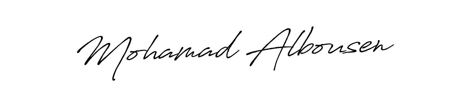 You can use this online signature creator to create a handwritten signature for the name Mohamad Albousen. This is the best online autograph maker. Mohamad Albousen signature style 7 images and pictures png
