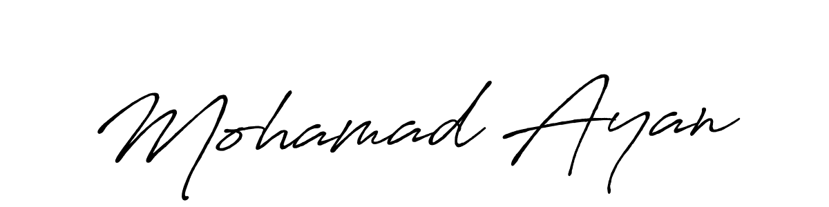 Here are the top 10 professional signature styles for the name Mohamad Ayan. These are the best autograph styles you can use for your name. Mohamad Ayan signature style 7 images and pictures png