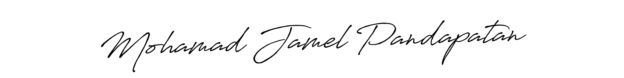 Also You can easily find your signature by using the search form. We will create Mohamad Jamel Pandapatan name handwritten signature images for you free of cost using Antro_Vectra_Bolder sign style. Mohamad Jamel Pandapatan signature style 7 images and pictures png