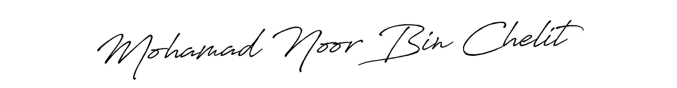 The best way (Antro_Vectra_Bolder) to make a short signature is to pick only two or three words in your name. The name Mohamad Noor Bin Chelit include a total of six letters. For converting this name. Mohamad Noor Bin Chelit signature style 7 images and pictures png