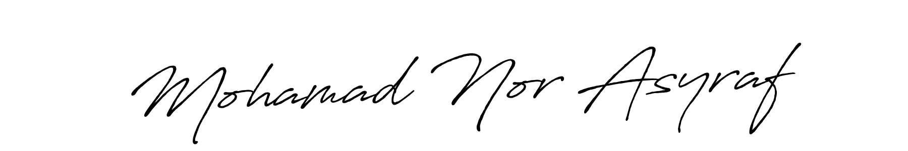 Here are the top 10 professional signature styles for the name Mohamad Nor Asyraf. These are the best autograph styles you can use for your name. Mohamad Nor Asyraf signature style 7 images and pictures png