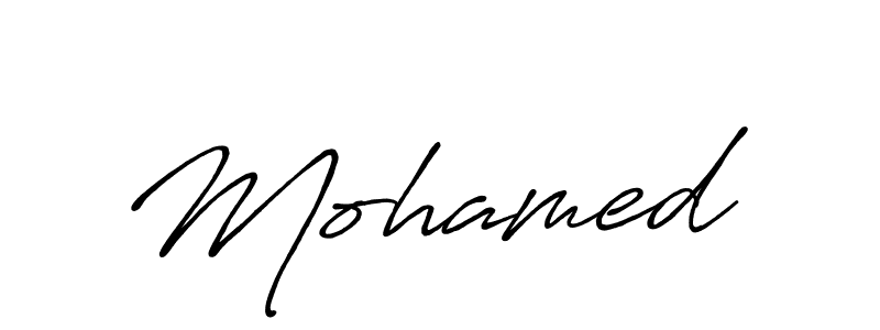 Use a signature maker to create a handwritten signature online. With this signature software, you can design (Antro_Vectra_Bolder) your own signature for name Mohamed . Mohamed  signature style 7 images and pictures png