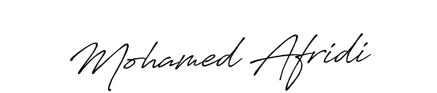 Use a signature maker to create a handwritten signature online. With this signature software, you can design (Antro_Vectra_Bolder) your own signature for name Mohamed Afridi. Mohamed Afridi signature style 7 images and pictures png