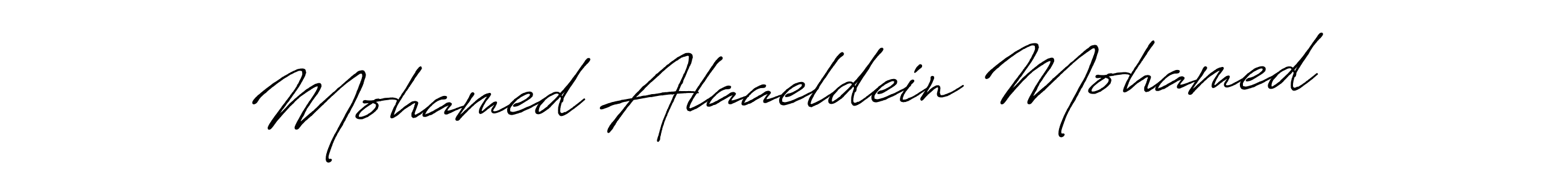 Also we have Mohamed Alaaeldein Mohamed name is the best signature style. Create professional handwritten signature collection using Antro_Vectra_Bolder autograph style. Mohamed Alaaeldein Mohamed signature style 7 images and pictures png