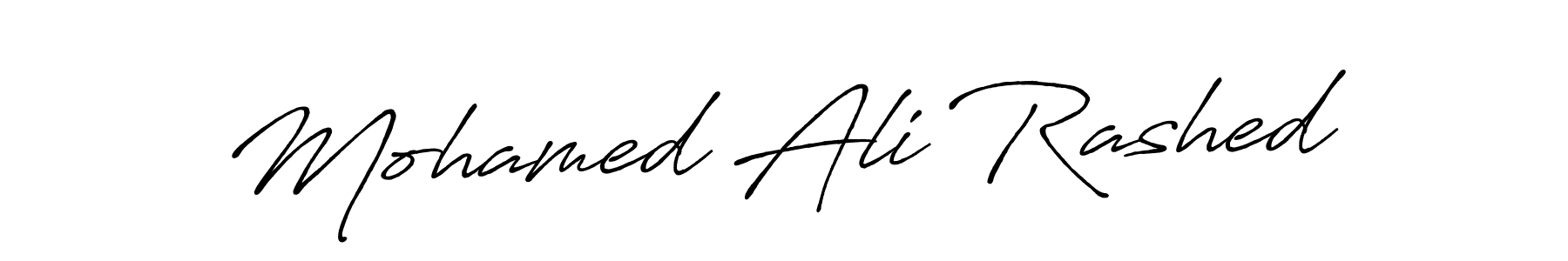 The best way (Antro_Vectra_Bolder) to make a short signature is to pick only two or three words in your name. The name Mohamed Ali Rashed include a total of six letters. For converting this name. Mohamed Ali Rashed signature style 7 images and pictures png