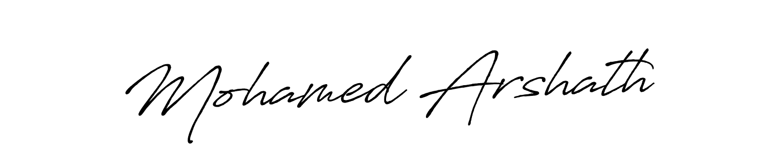 Make a short Mohamed Arshath signature style. Manage your documents anywhere anytime using Antro_Vectra_Bolder. Create and add eSignatures, submit forms, share and send files easily. Mohamed Arshath signature style 7 images and pictures png