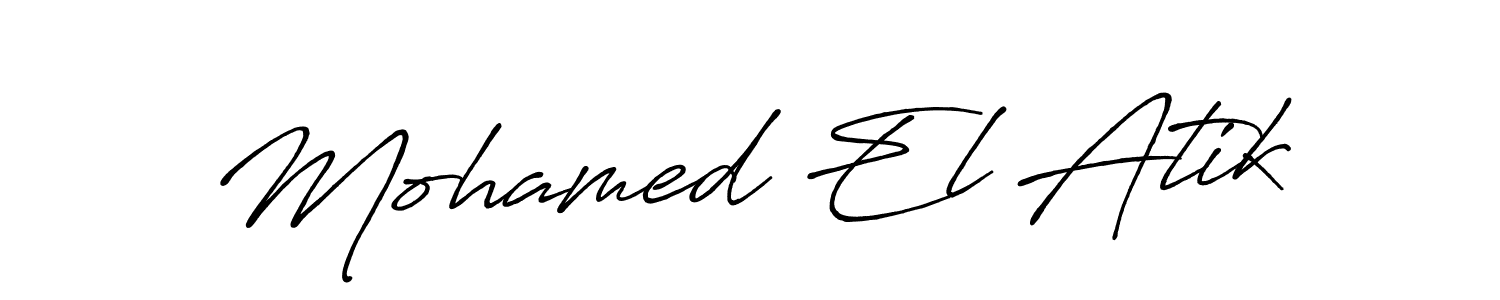 if you are searching for the best signature style for your name Mohamed El Atik. so please give up your signature search. here we have designed multiple signature styles  using Antro_Vectra_Bolder. Mohamed El Atik signature style 7 images and pictures png