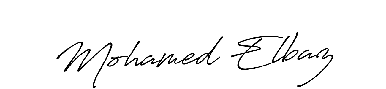 Use a signature maker to create a handwritten signature online. With this signature software, you can design (Antro_Vectra_Bolder) your own signature for name Mohamed Elbaz. Mohamed Elbaz signature style 7 images and pictures png