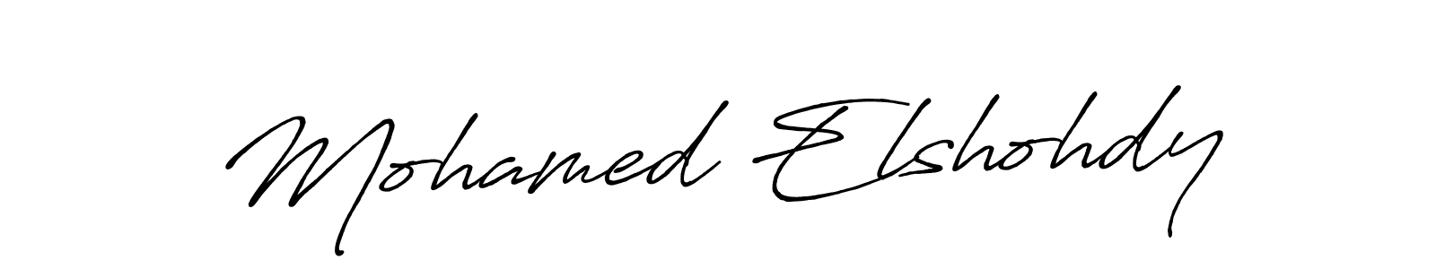 Also You can easily find your signature by using the search form. We will create Mohamed Elshohdy name handwritten signature images for you free of cost using Antro_Vectra_Bolder sign style. Mohamed Elshohdy signature style 7 images and pictures png