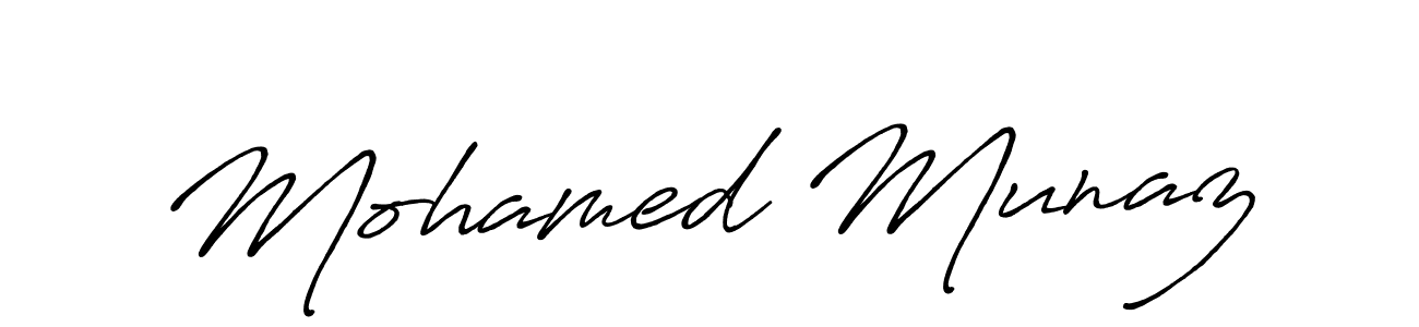 Mohamed Munaz stylish signature style. Best Handwritten Sign (Antro_Vectra_Bolder) for my name. Handwritten Signature Collection Ideas for my name Mohamed Munaz. Mohamed Munaz signature style 7 images and pictures png