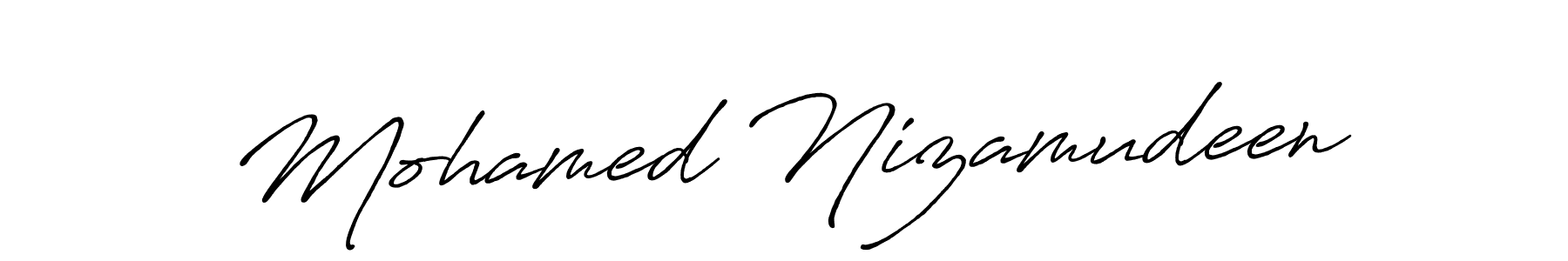 Also You can easily find your signature by using the search form. We will create Mohamed Nizamudeen name handwritten signature images for you free of cost using Antro_Vectra_Bolder sign style. Mohamed Nizamudeen signature style 7 images and pictures png