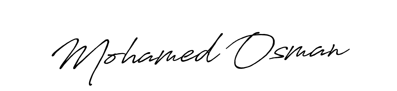 Use a signature maker to create a handwritten signature online. With this signature software, you can design (Antro_Vectra_Bolder) your own signature for name Mohamed Osman. Mohamed Osman signature style 7 images and pictures png