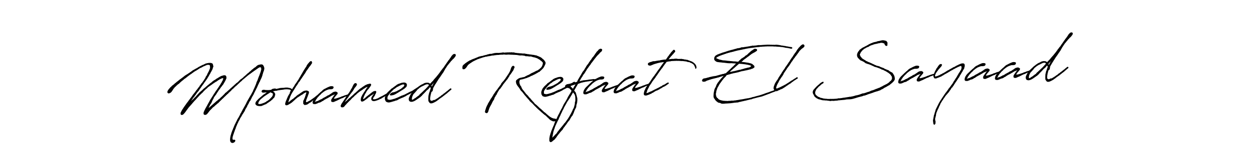 You can use this online signature creator to create a handwritten signature for the name Mohamed Refaat El Sayaad. This is the best online autograph maker. Mohamed Refaat El Sayaad signature style 7 images and pictures png