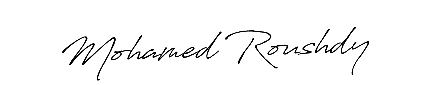 Once you've used our free online signature maker to create your best signature Antro_Vectra_Bolder style, it's time to enjoy all of the benefits that Mohamed Roushdy name signing documents. Mohamed Roushdy signature style 7 images and pictures png