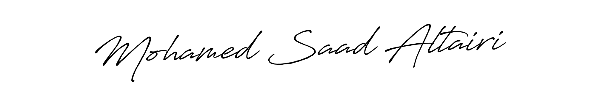 if you are searching for the best signature style for your name Mohamed Saad Altairi. so please give up your signature search. here we have designed multiple signature styles  using Antro_Vectra_Bolder. Mohamed Saad Altairi signature style 7 images and pictures png